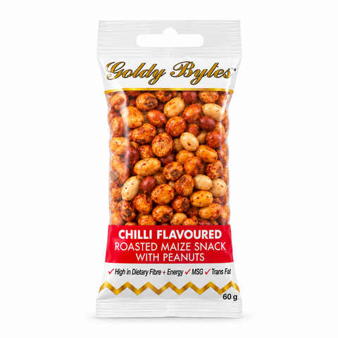 Goldy Bytes Chilli  With Peanuts 10x60g