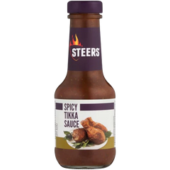 Steers Sauce Spicy Tikka Sauce 375ml - Hippo Store