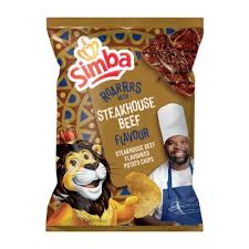 SIMBA CHIPS  STEAK HOUSE 120g