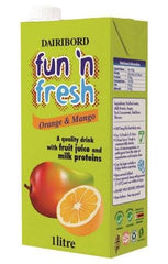 1.	Dairibord Fun'n Fresh Orange & Mango 1 Litre