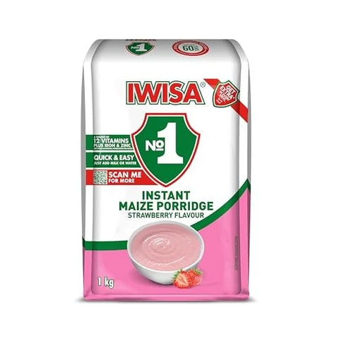 Iwisa Instant Porridge Strawberry  1Kg