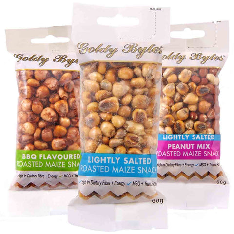 Goldy Bytes Lightly Salted With Peanuts 10x60g