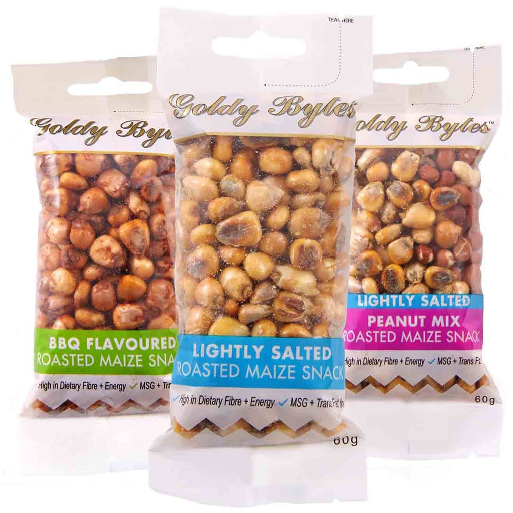 Goldy Bytes Chilli  With Peanuts 10x60g - Hippo Store