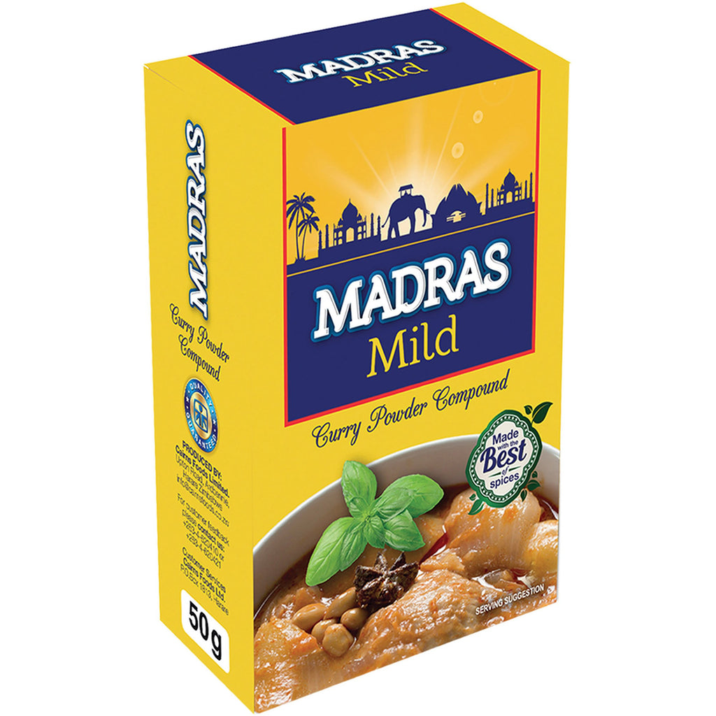 Madras Curry Mild 50g - Hippo Store
