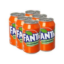 Fanta Orange  Can 6x300ml - Hippo Store