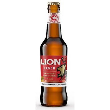 Lion Lager bottles  6x330ml
