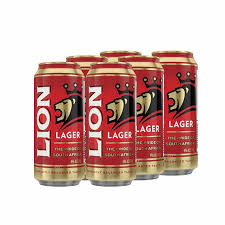 Lion LagerCans  6x500ml - Hippo Store