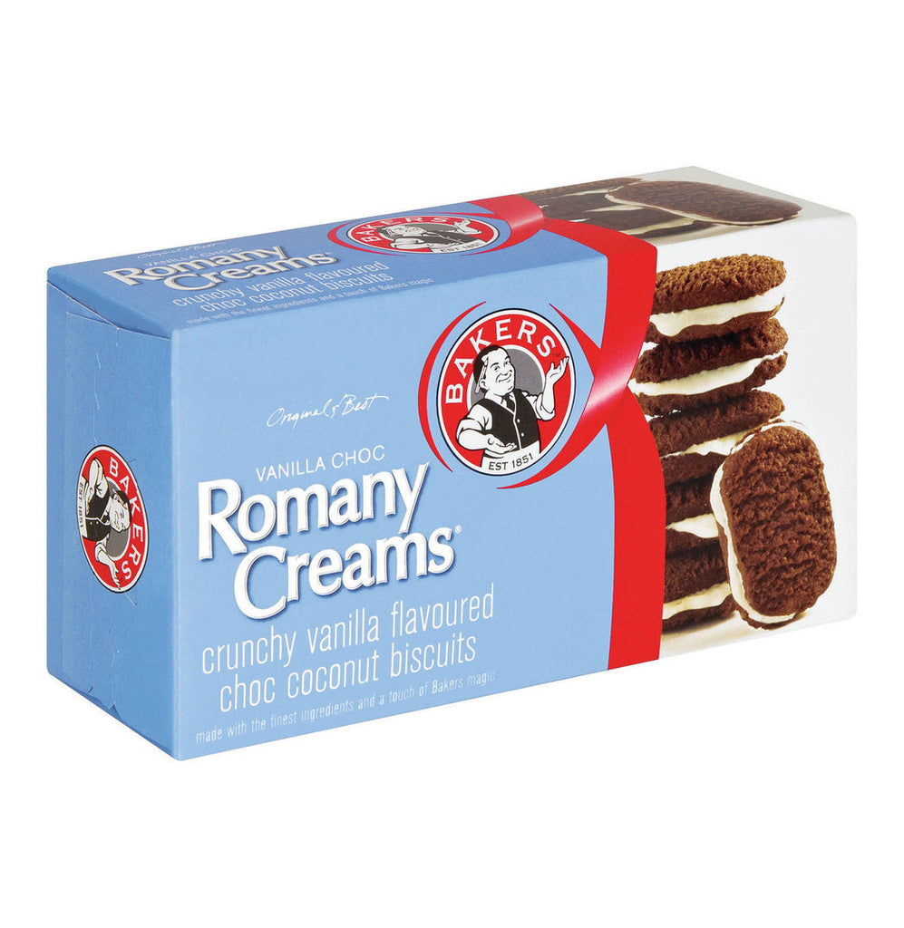 Bakers Romany Creams Vanilla 200g - Hippo Store
